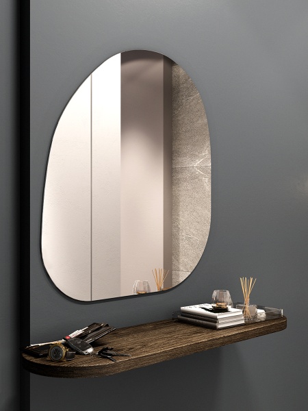 Зеркало навесное Z-14 74х79 см без рамки