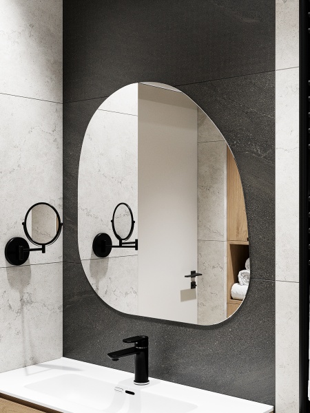 Зеркало навесное Z-14 74х79 см без рамки